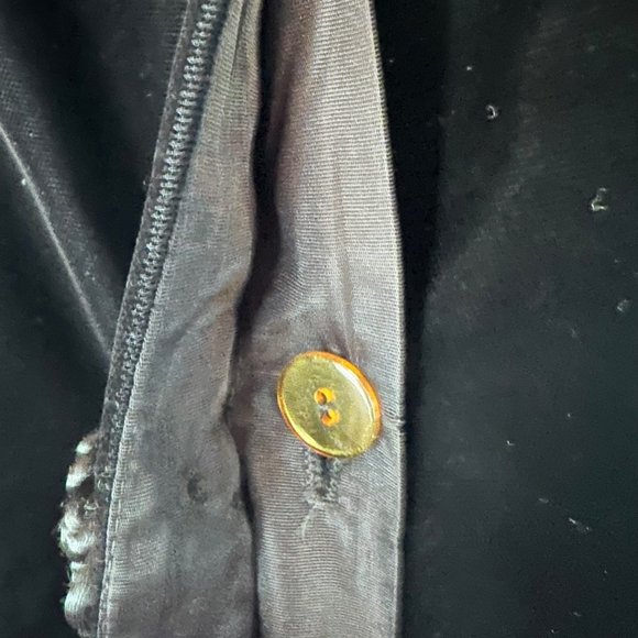 Vintage 60s Velvet Suit Dress Small Party ILGWU USA Black Jacket Audrey Hepburn - Picture 9 of 15